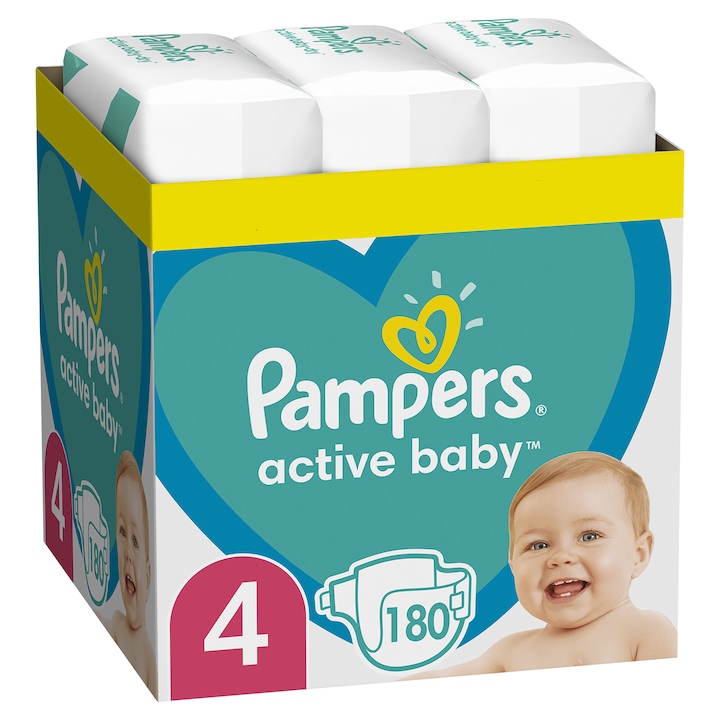 scutece pampers active